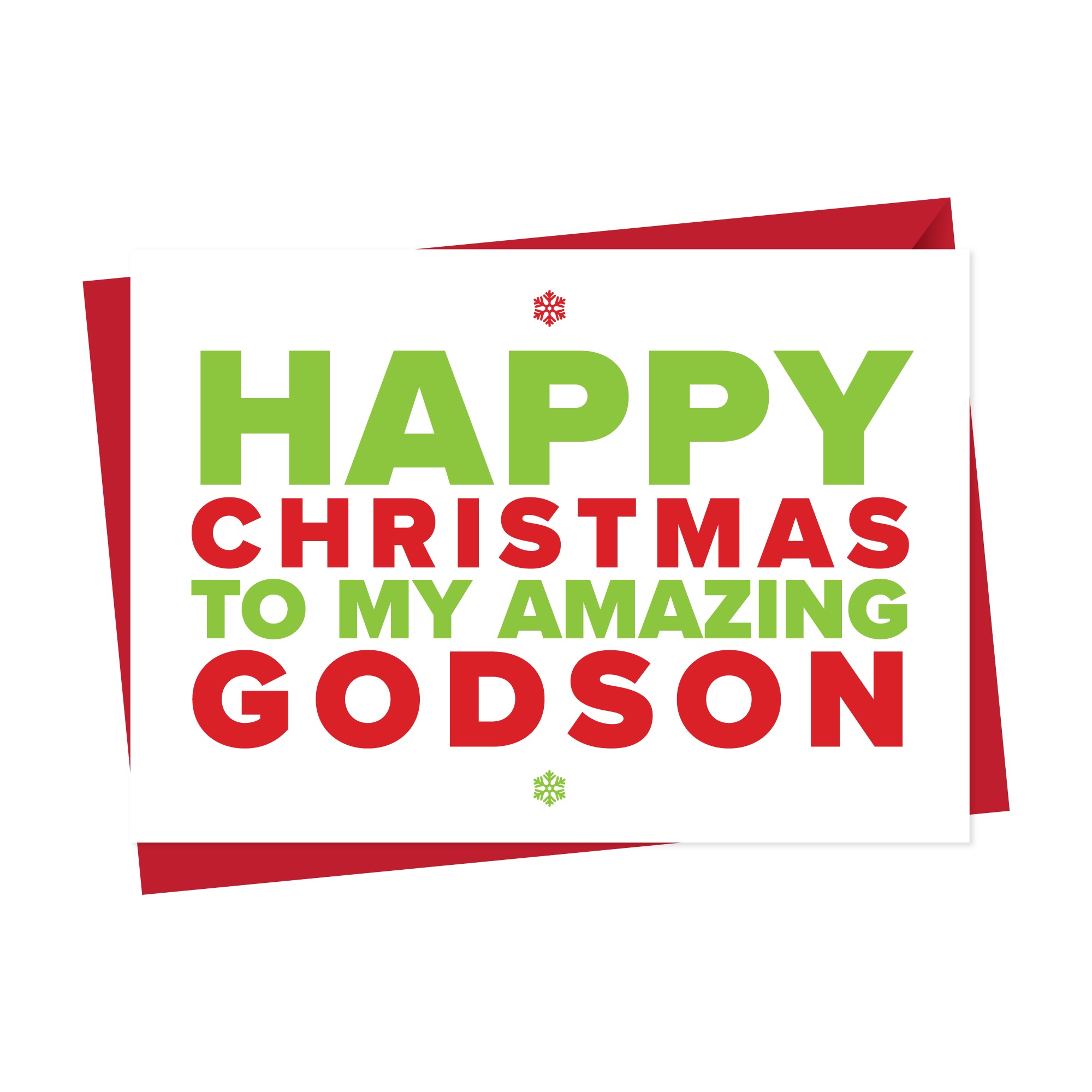 Christmas Card for An Amazing Godson