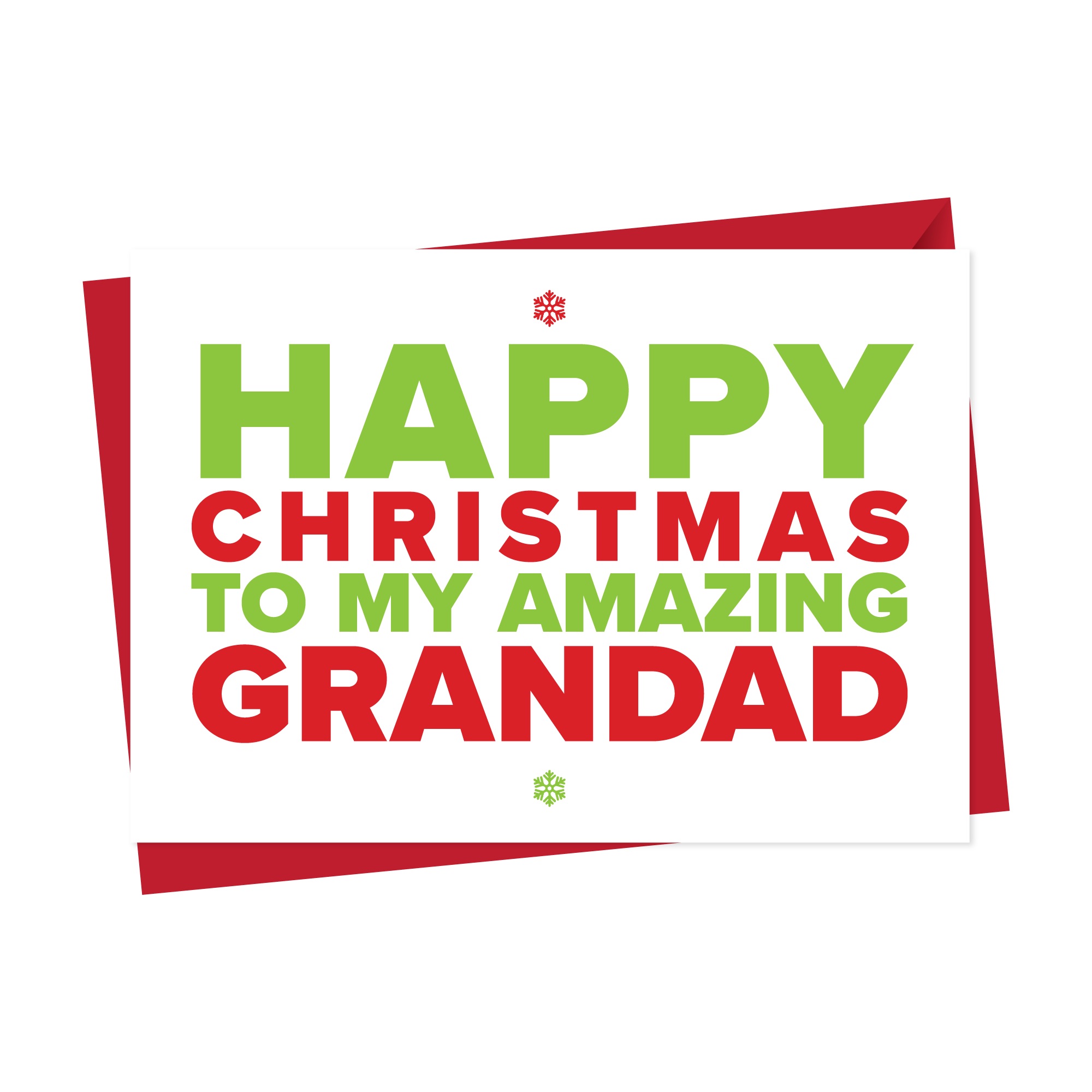 Christmas Card for An Amazing Grandad