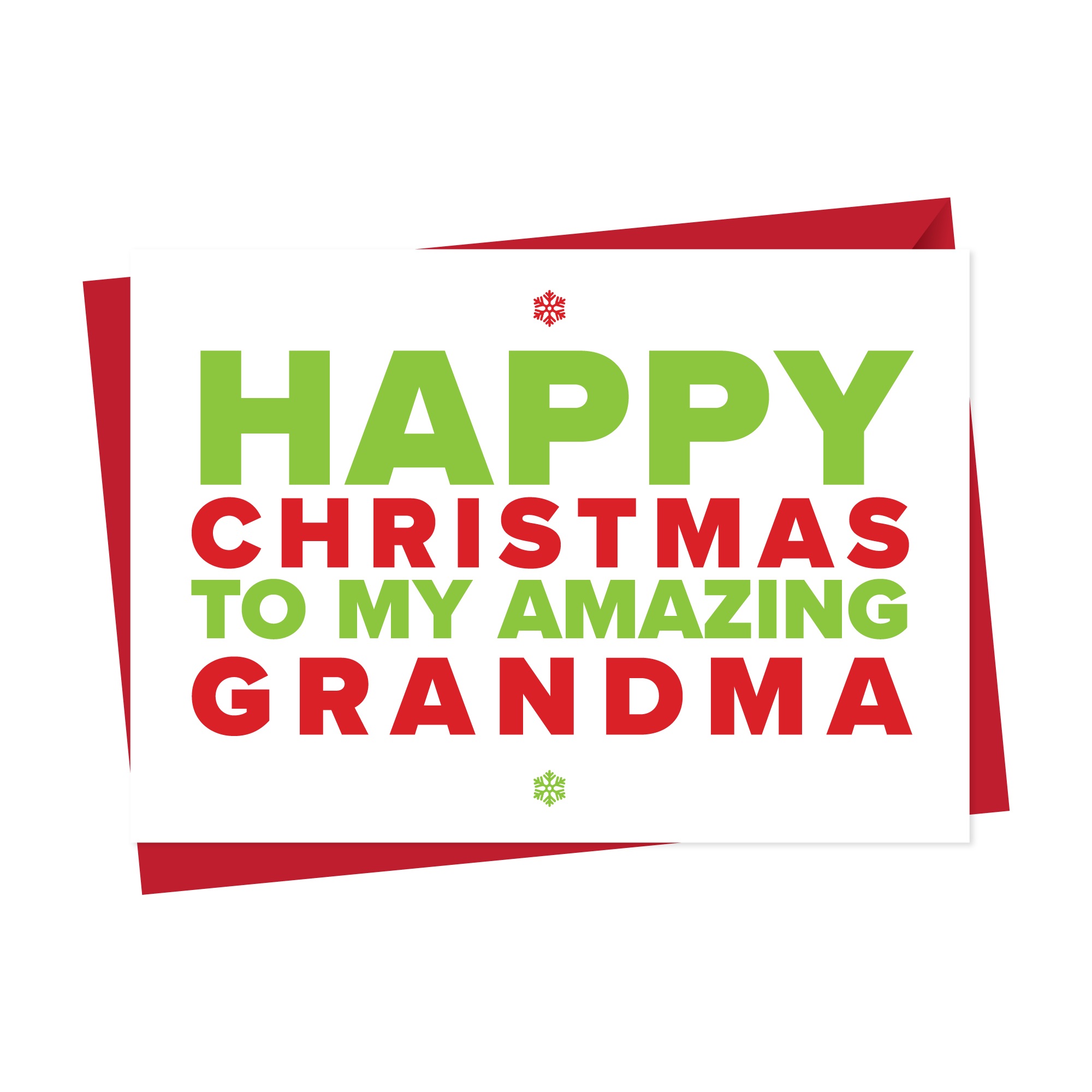 Christmas Card for An Amazing Grandma