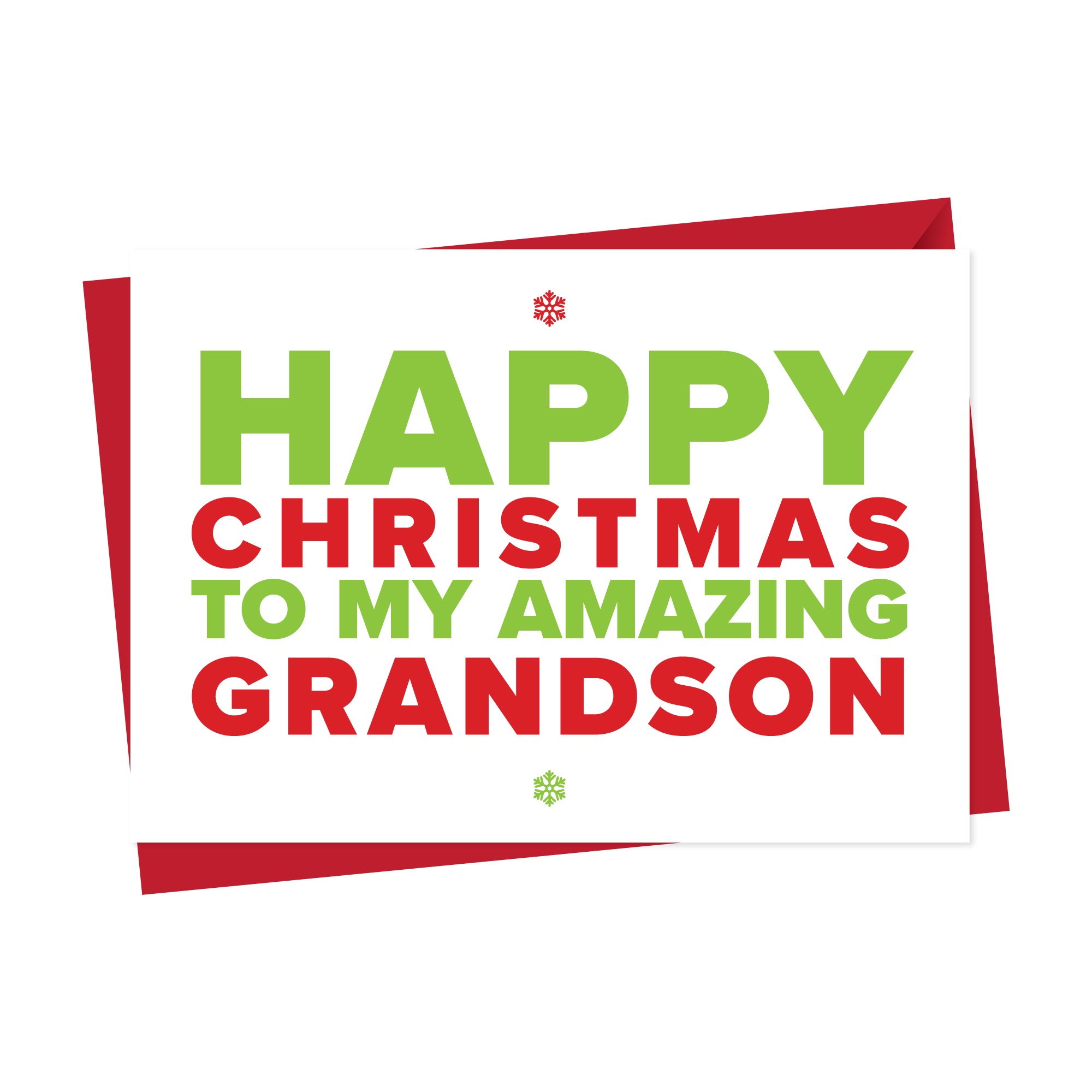 Christmas Card for An Amazing Grandson