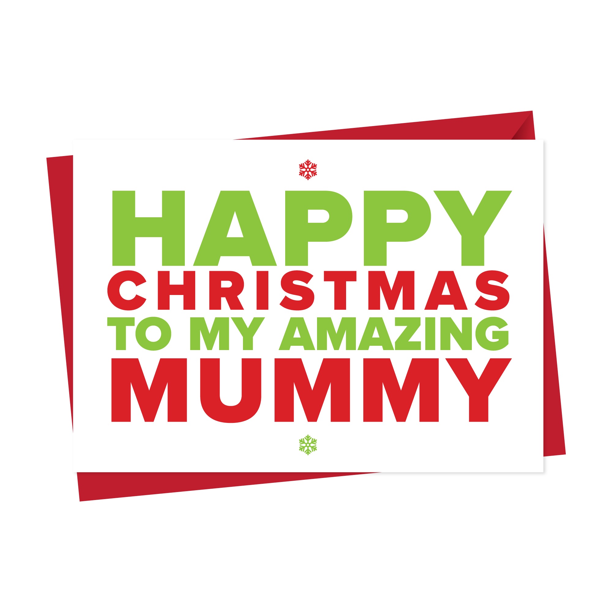 Christmas Card for An Amazing Mum/Mummy/Mother
