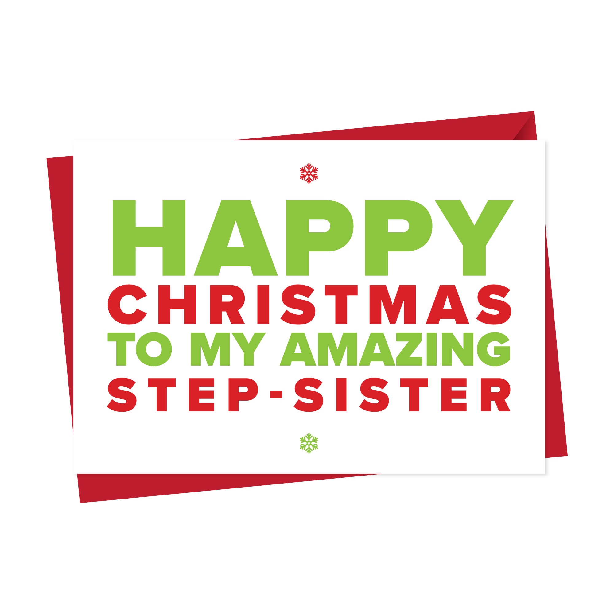 Christmas Card for An Amazing Step Sister