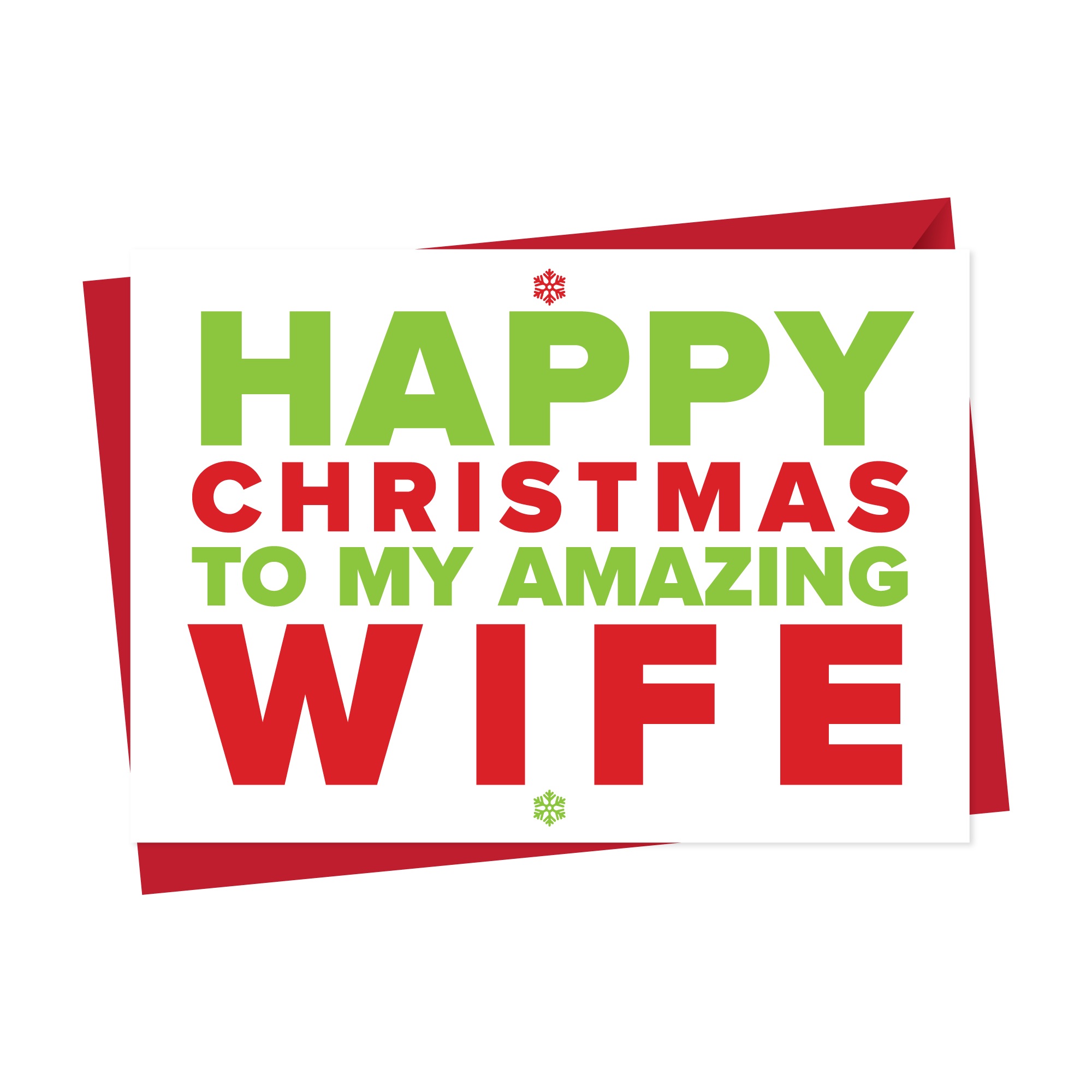 Christmas Card for An Amazing Wife