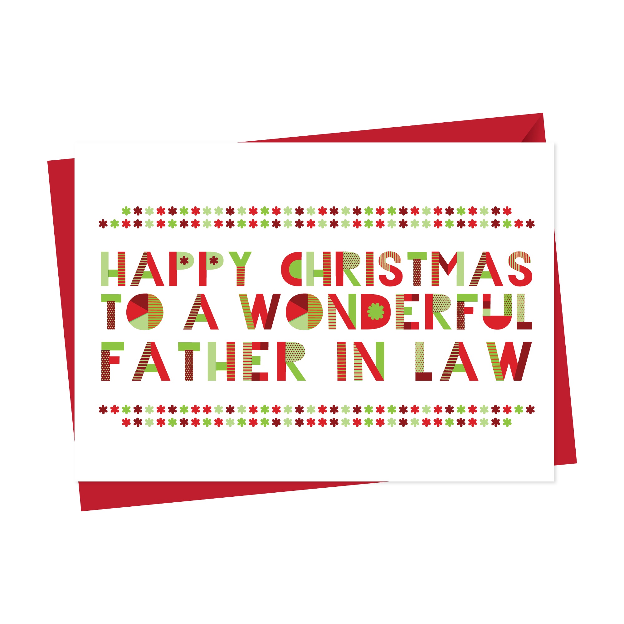 Wonderful Father in Law Christmas Card