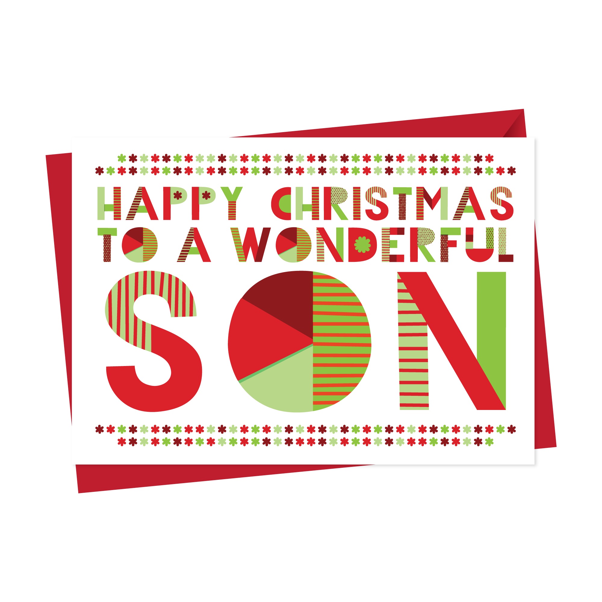 Wonderful Son Christmas Card