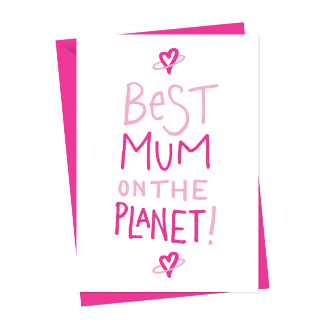 Best Mum Or Mummy On The Planet Mother's Day Card