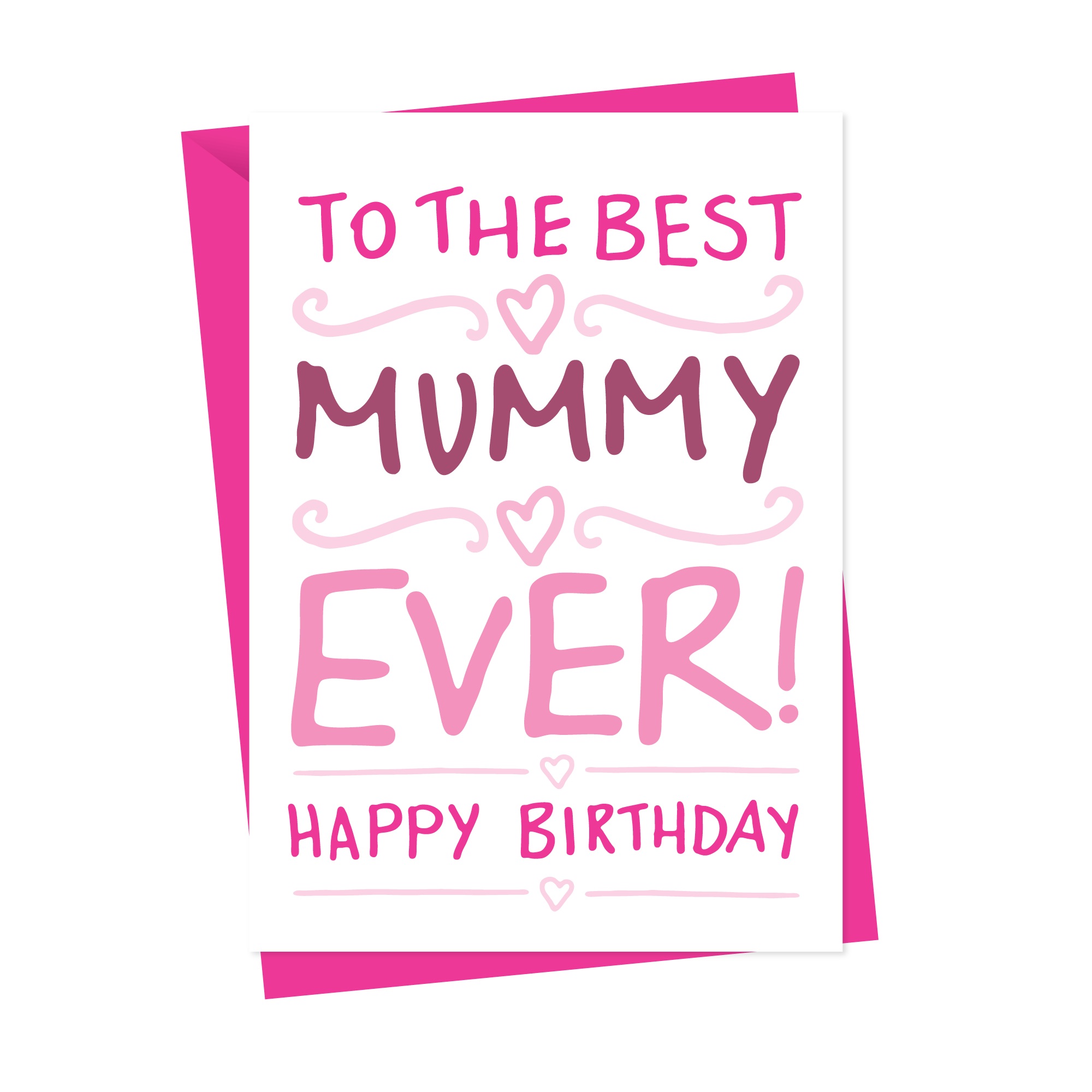 Birthday Card For Best Mum or Mummy Ever