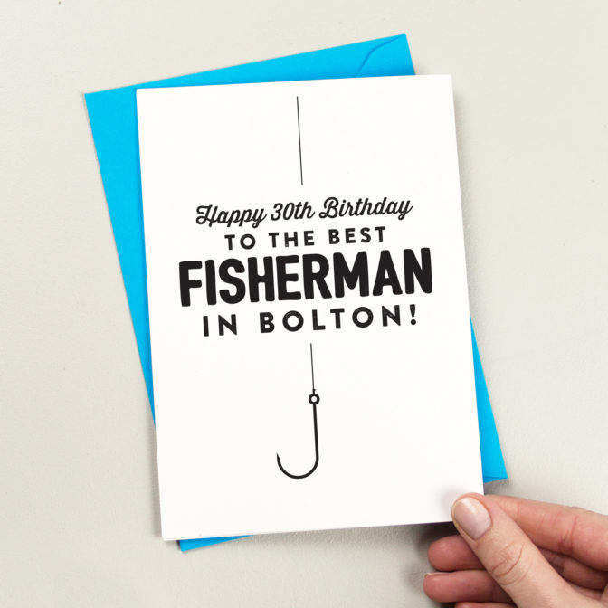 Birthday Card For Fishing Fanatic
