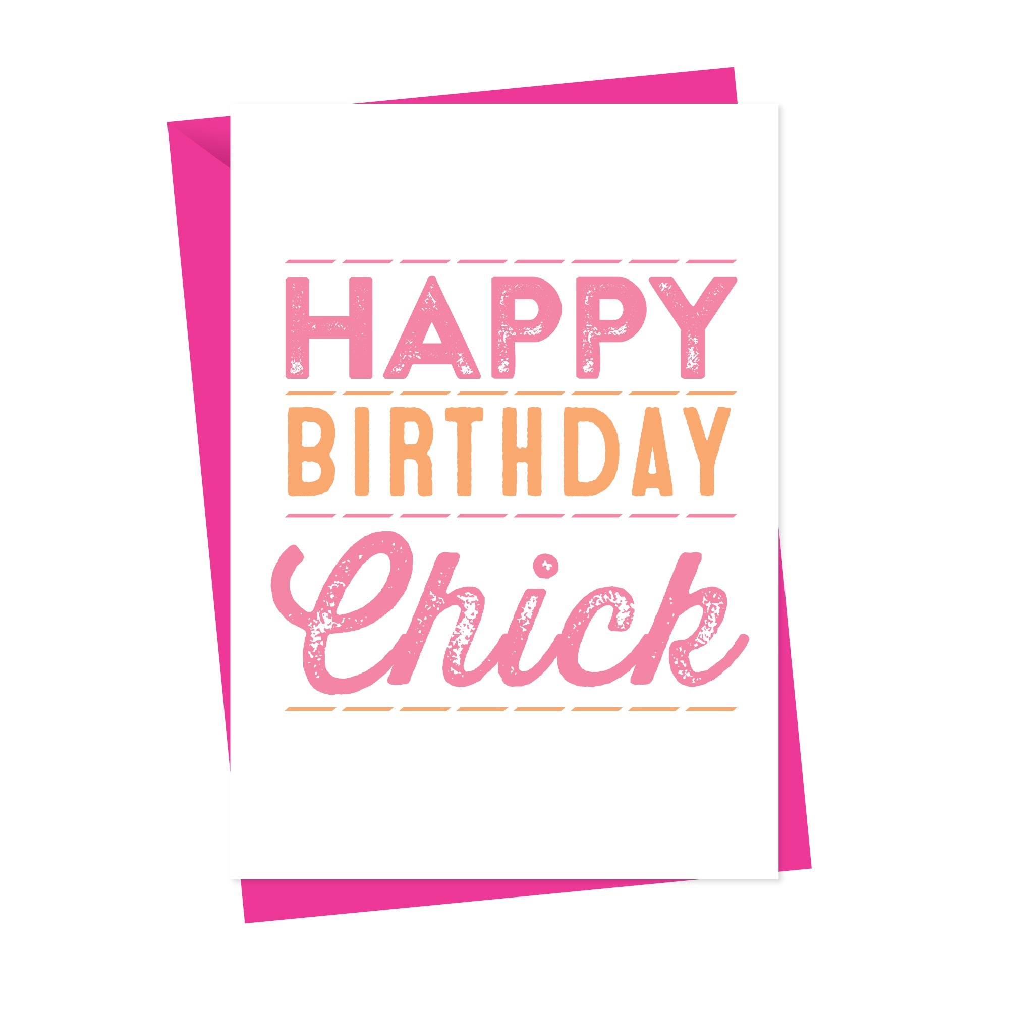 Happy Birthday Chick Card