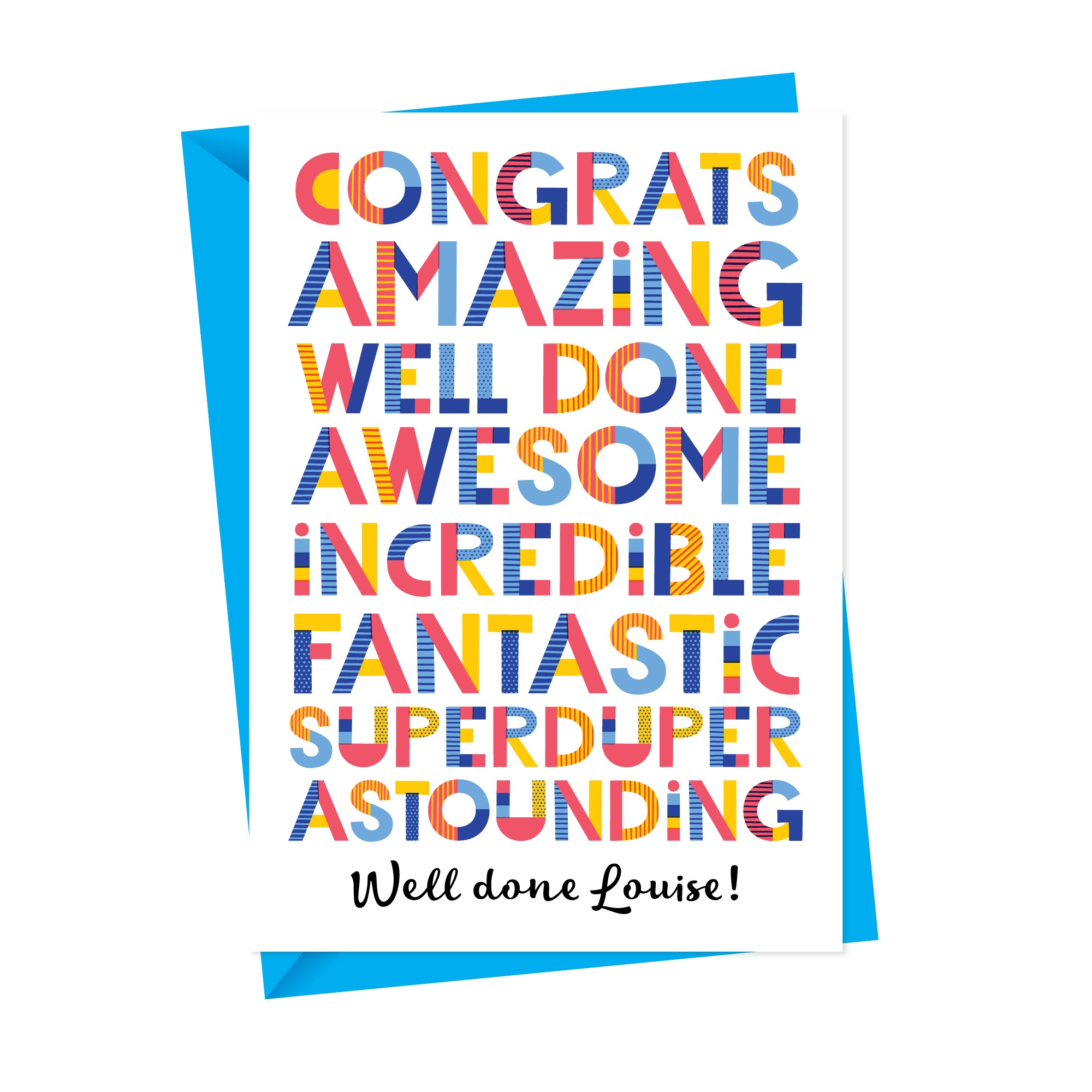 Congratulations For All Occasions Card