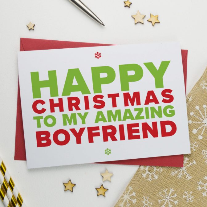 Christmas Card for An Amazing Boyfriend