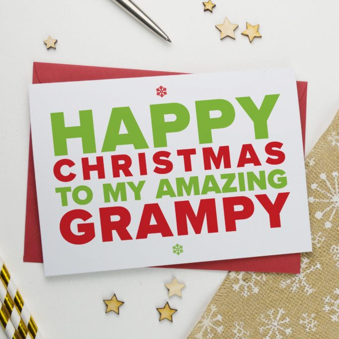 Christmas Card for An Amazing Grandad