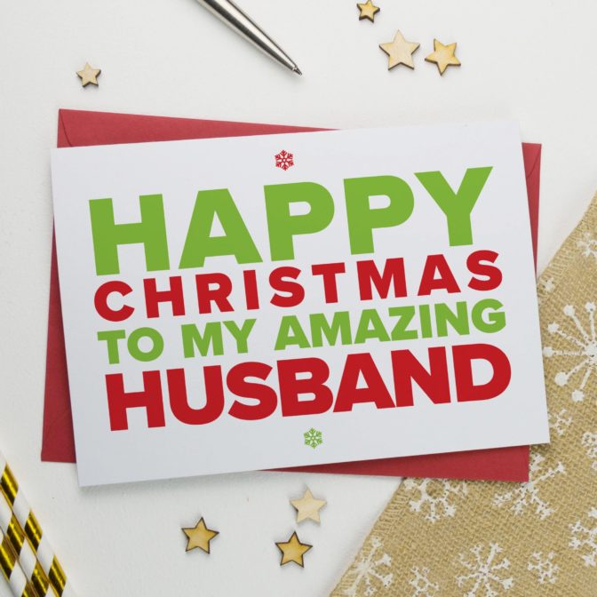 Christmas Card for An Amazing Husband