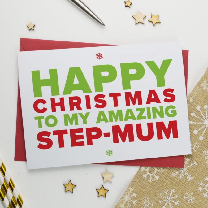 Christmas Card for An Amazing Step Mum