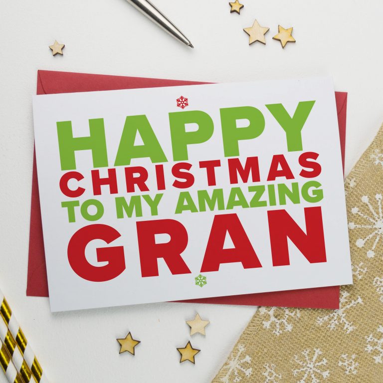 Christmas Card for An Amazing Grandma