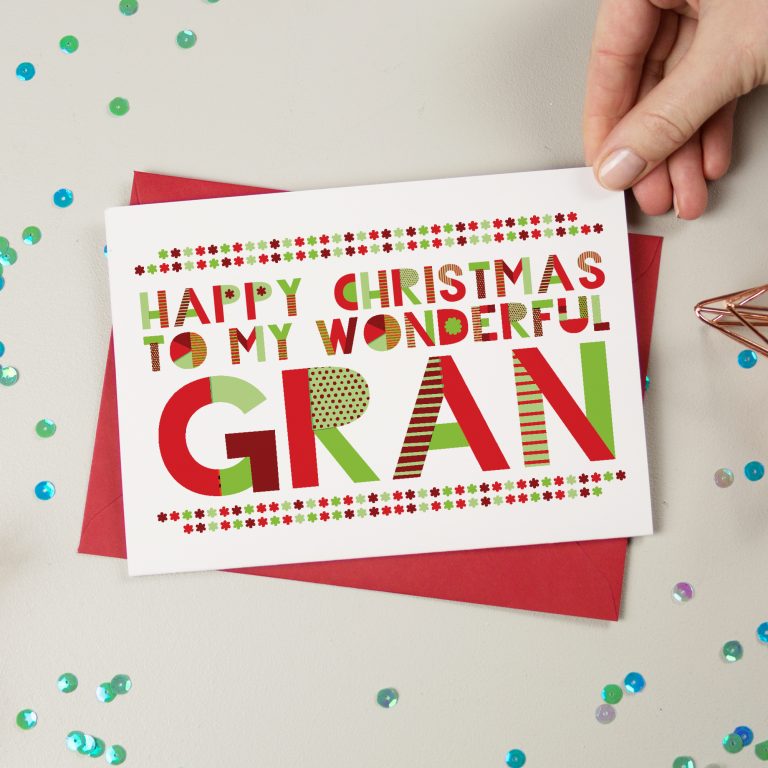 Wonderful Granny/Nanna Christmas Card