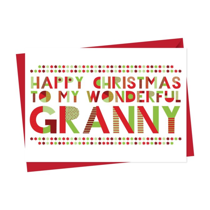 Wonderful Granny/Nanna Christmas Card