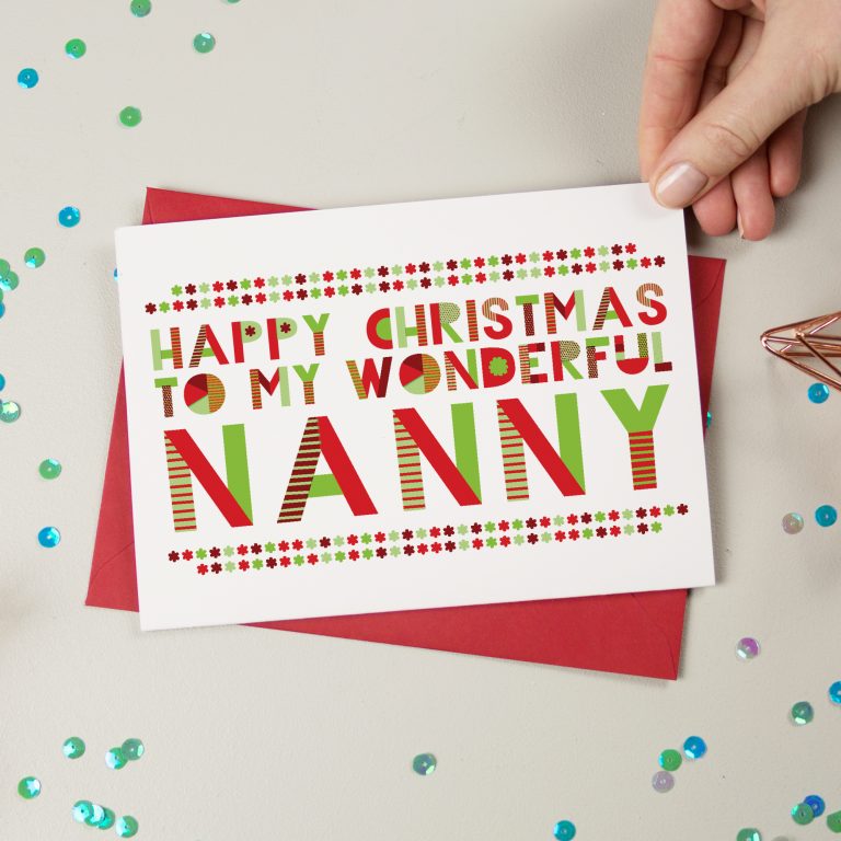 Wonderful Granny/Nanna Christmas Card
