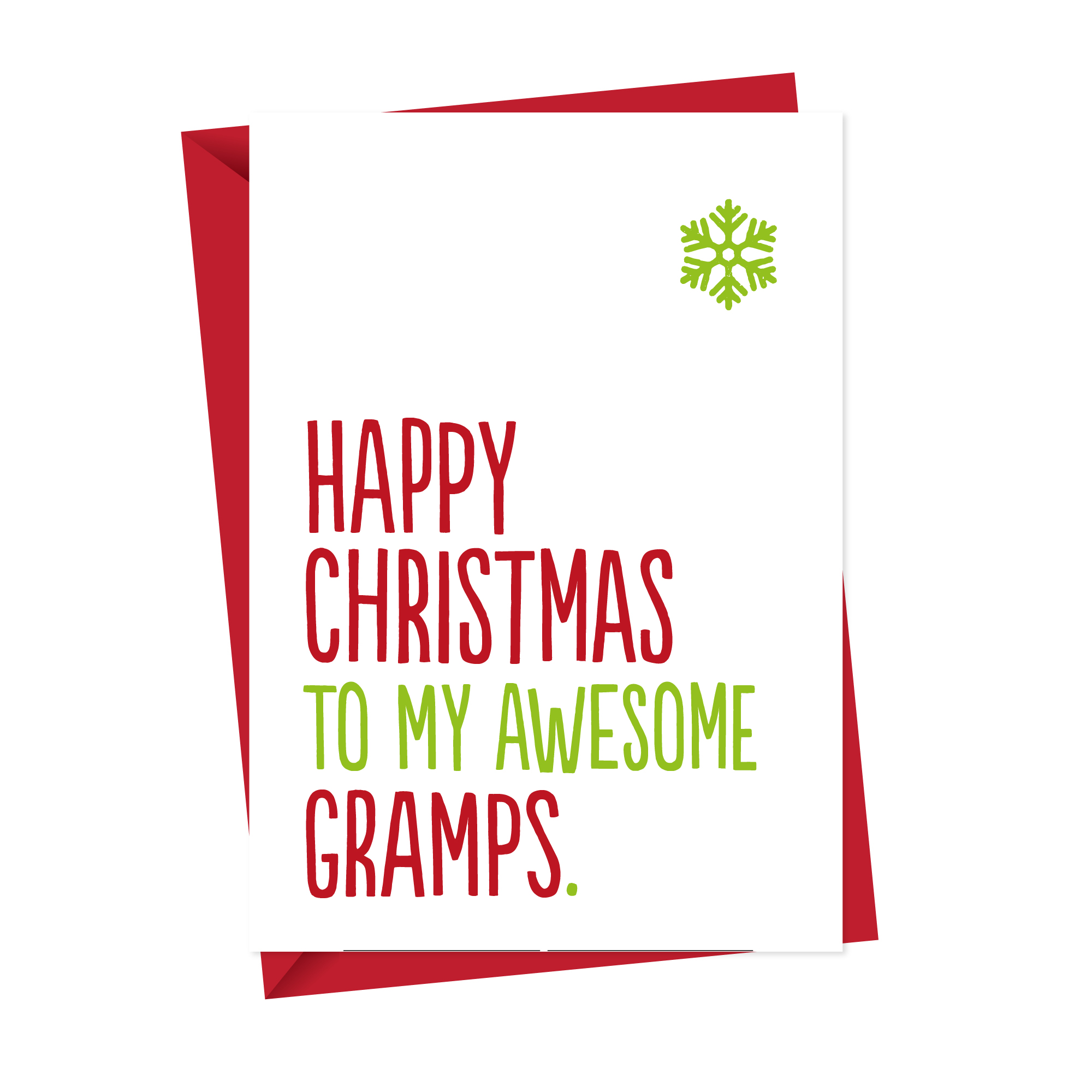 Personalised Christmas Card For Any Family Member