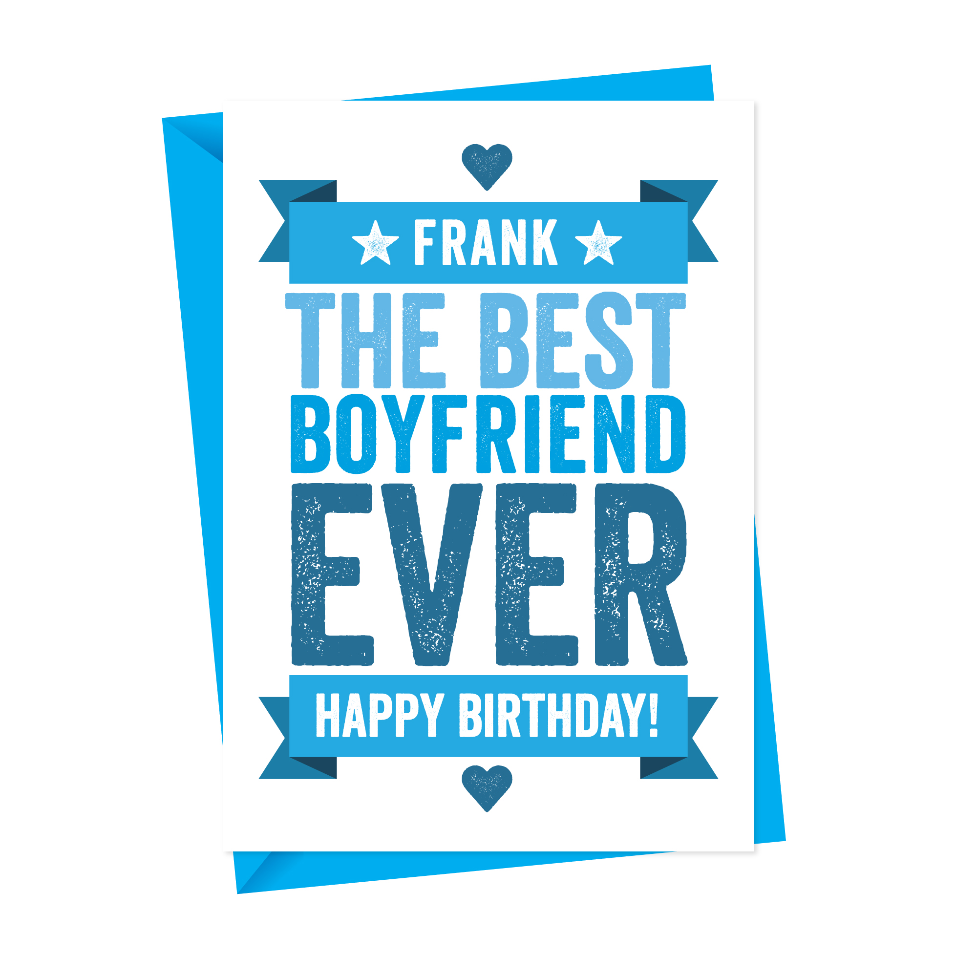 Personalised Best Boyfriend Ever Birthday Card