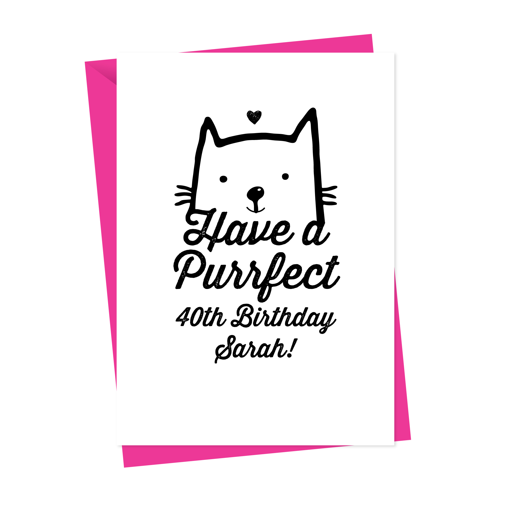 A Purrfect Birthday Card For Cat Lovers