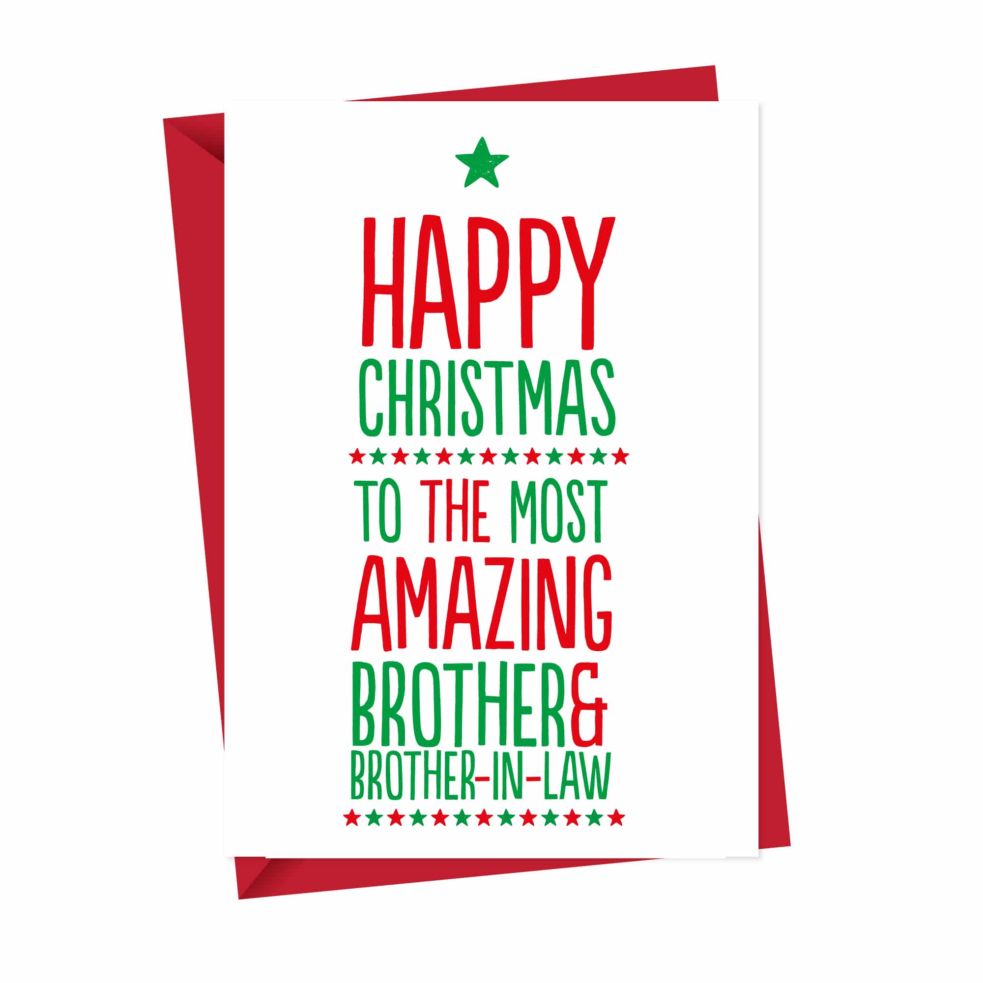 Amazing Brother and Brother in Law Xmas Card