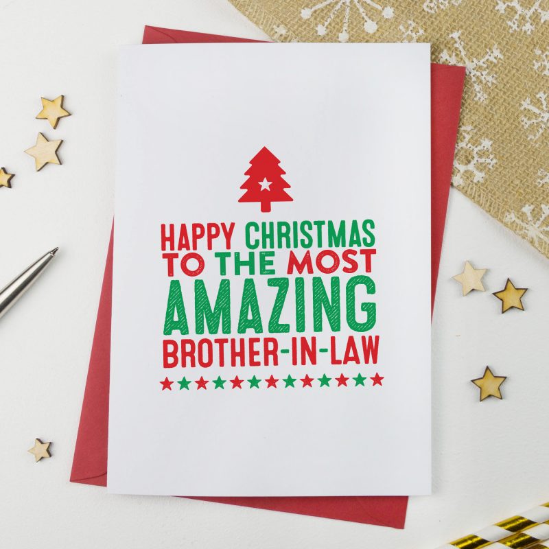 Awesome Brother in Law Greeting Card - Personalised Card - All Purpose.