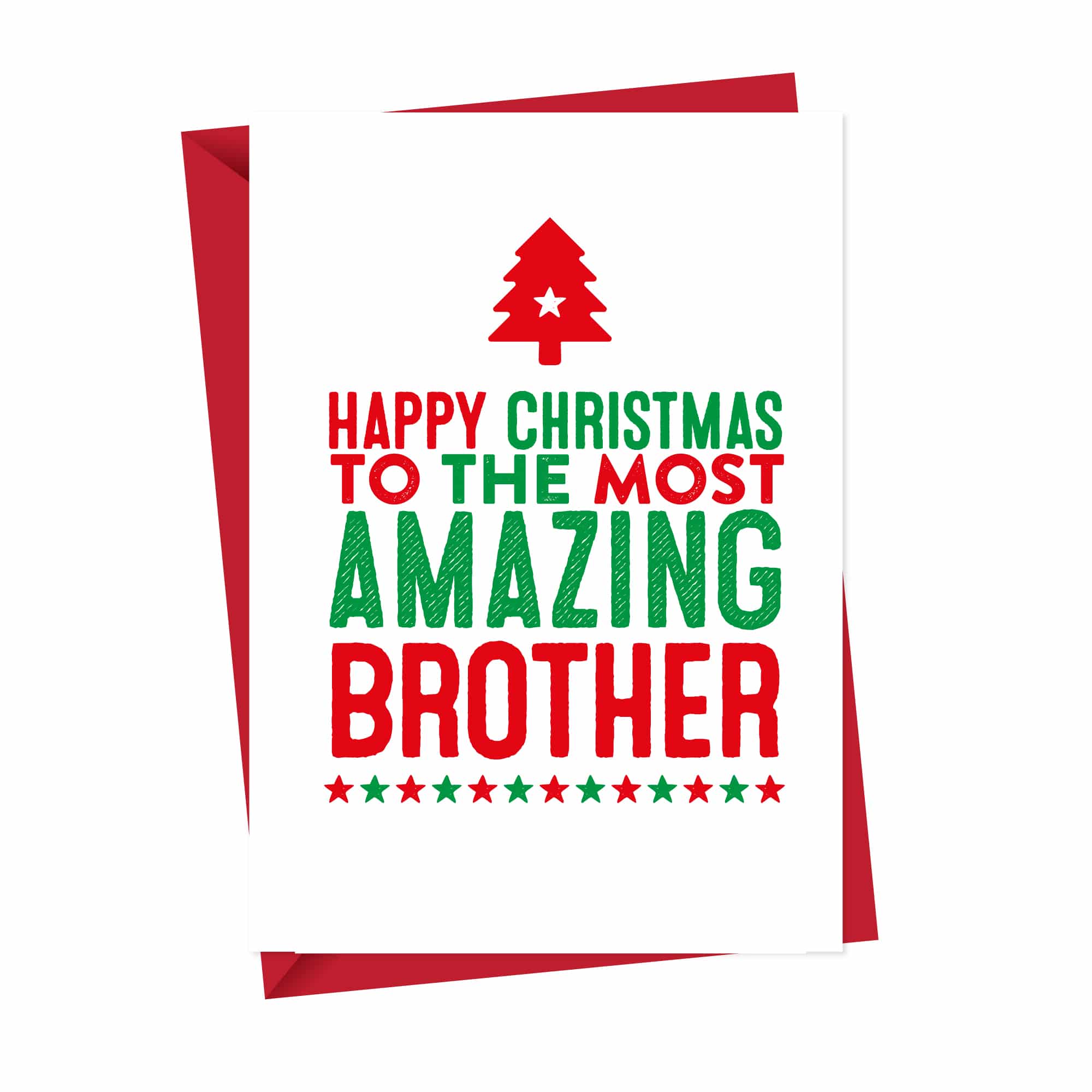 Amazing Brother Christmas Card