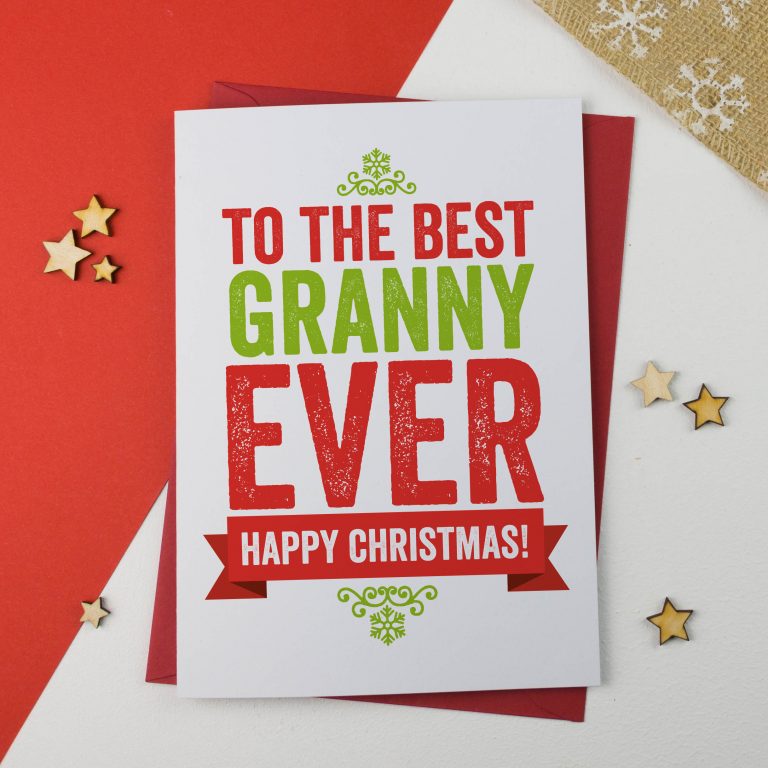 Christmas card for Nanny