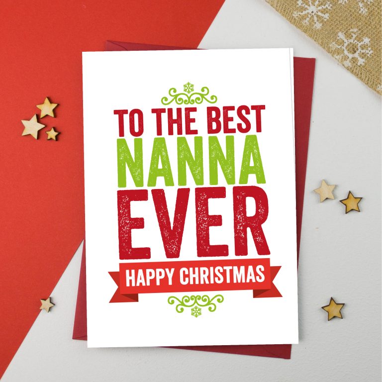 Christmas card for Nanny