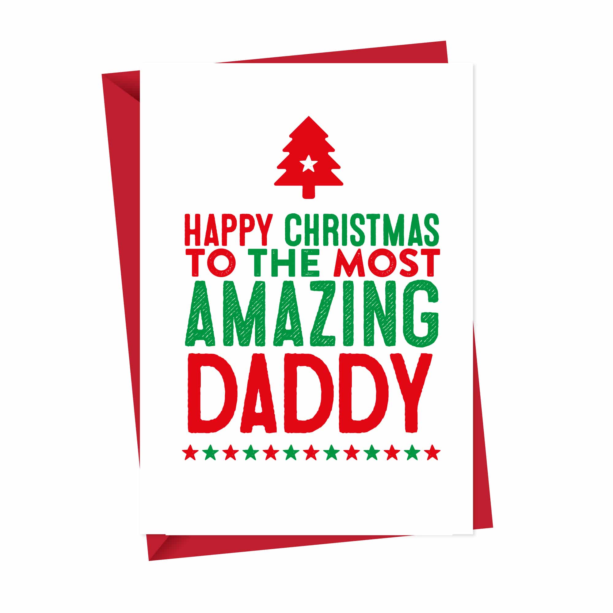 Amazing Dad/Daddy/Father Christmas Card