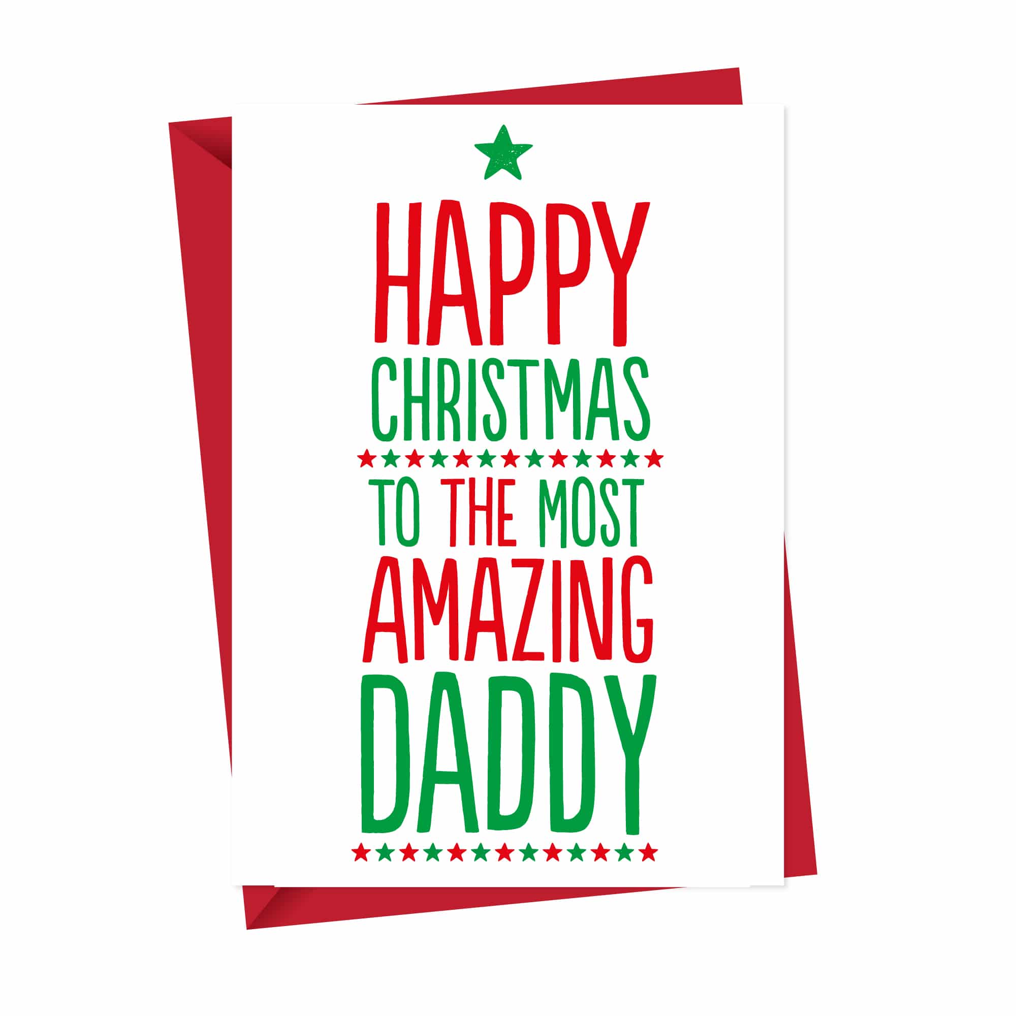 Amazing Dad/Daddy/Father Xmas Card