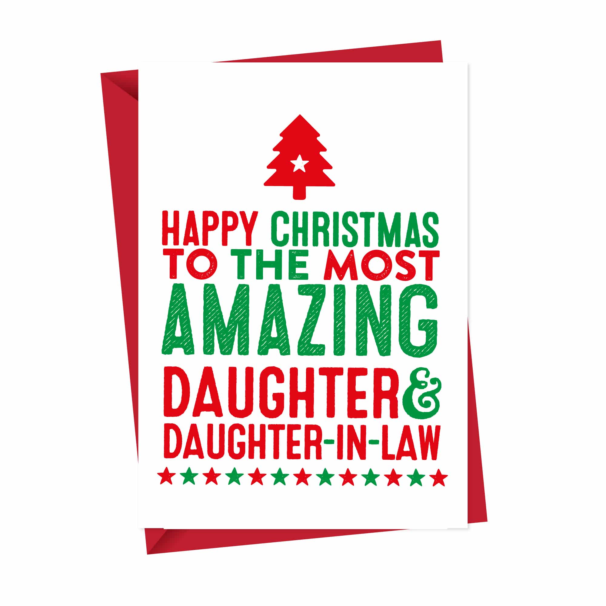 Amazing Daughter & Daughter in Law Christmas Card