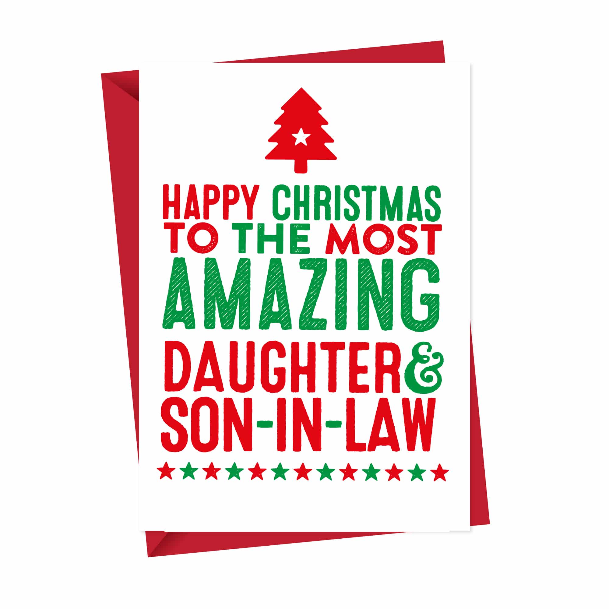 Amazing Daughter & Son in Law Christmas Card