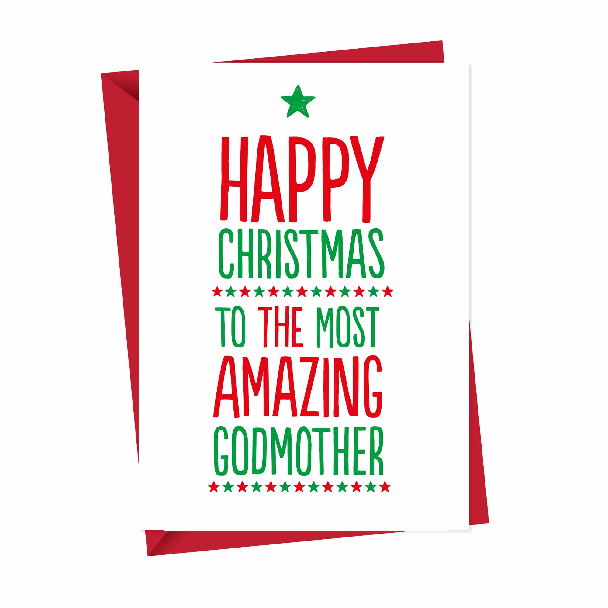 Amazing Godmother Xmas Card