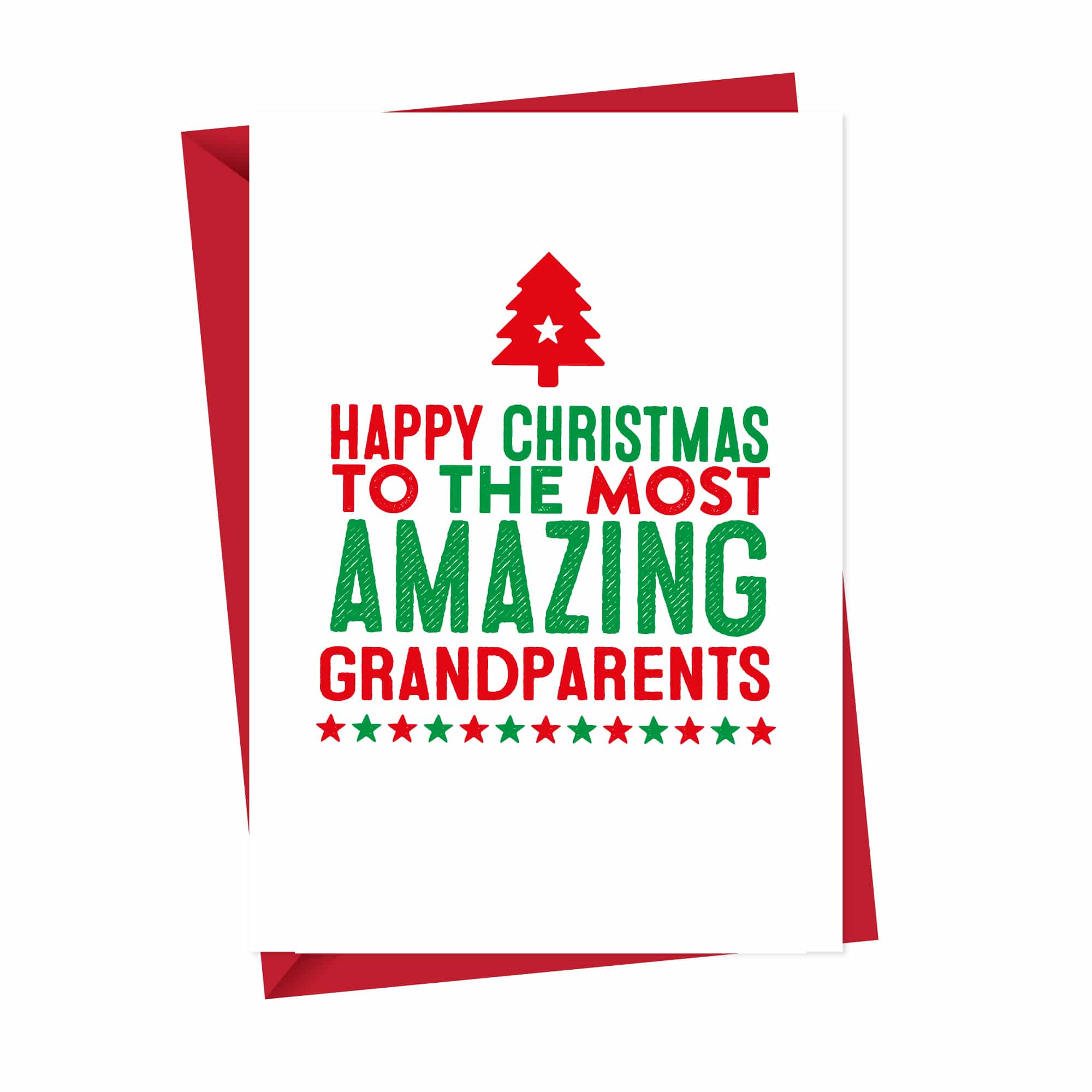 Amazing Grandparents Christmas Card