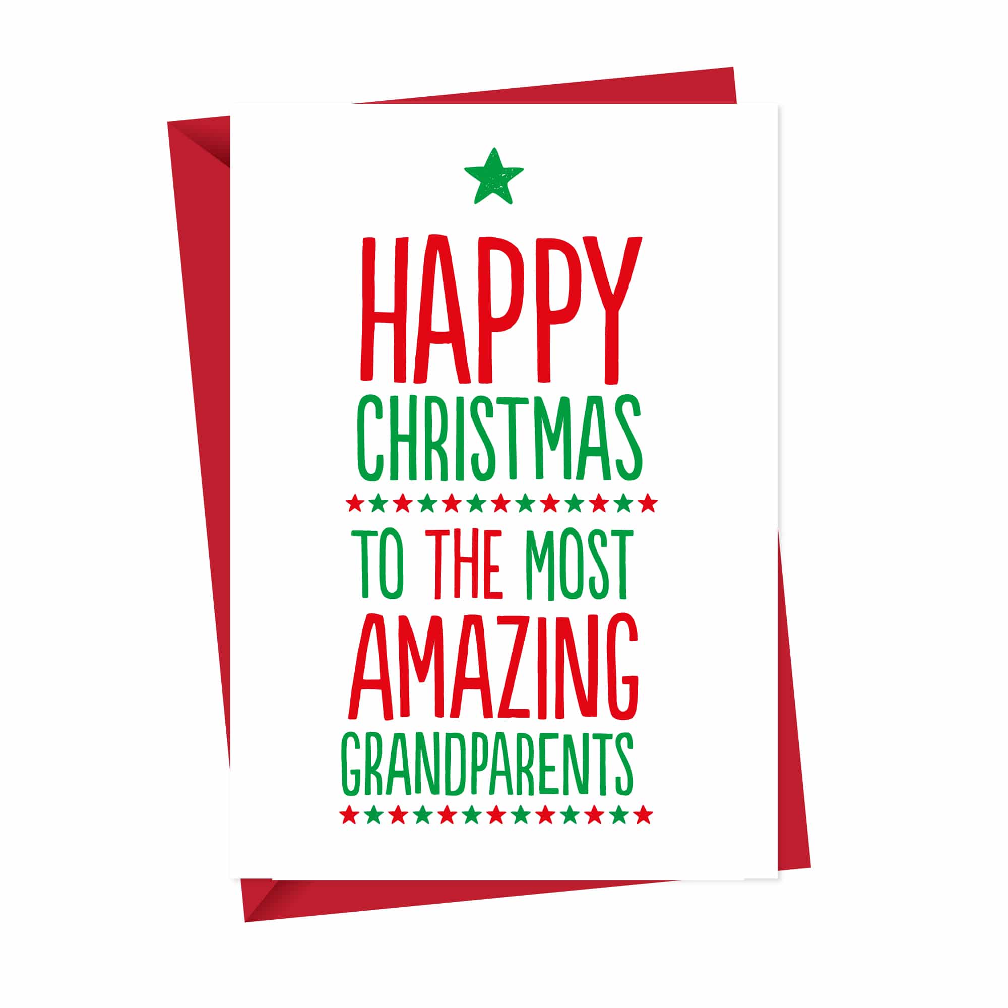 Amazing Grandparents Xmas Card