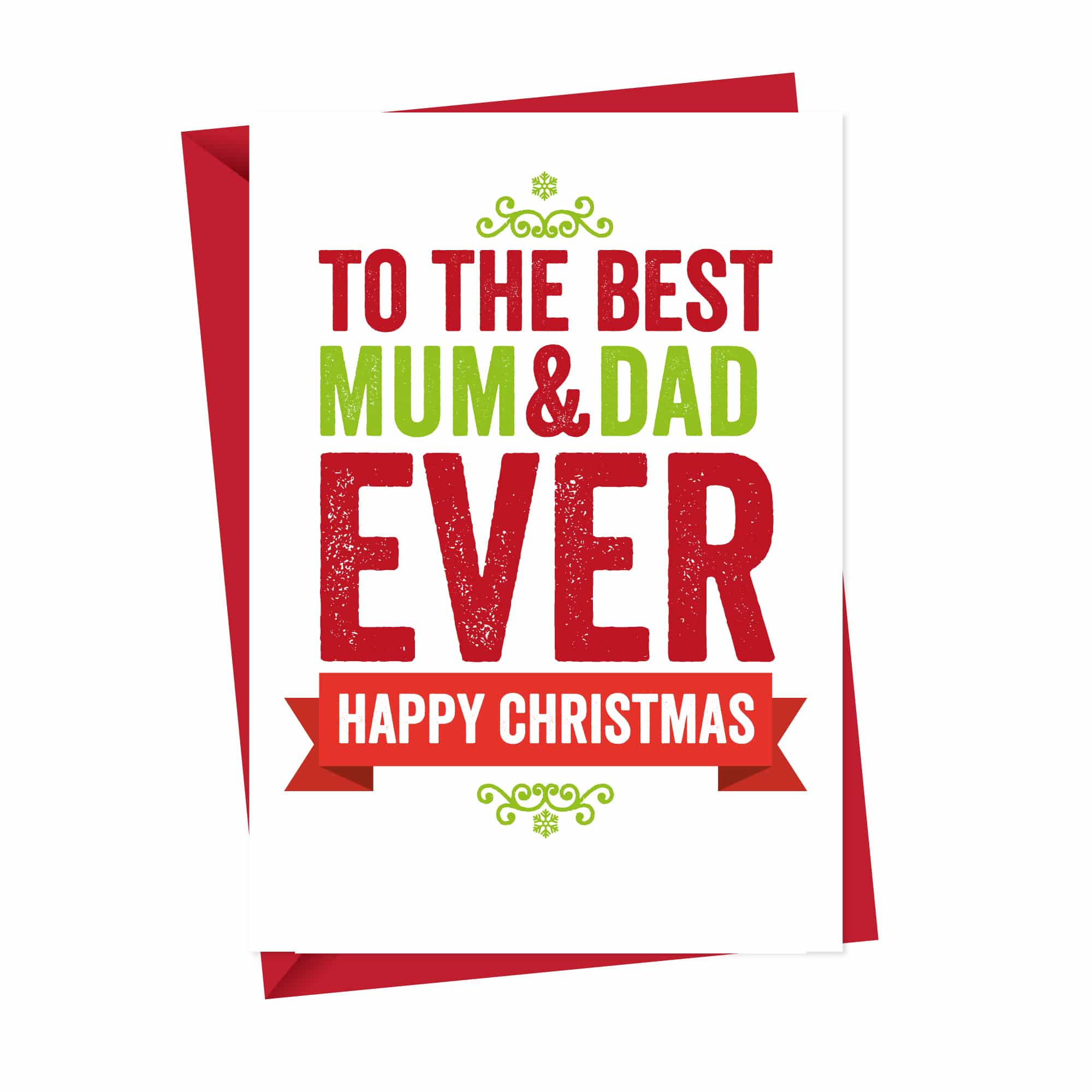 Christmas card for Mum and Dad