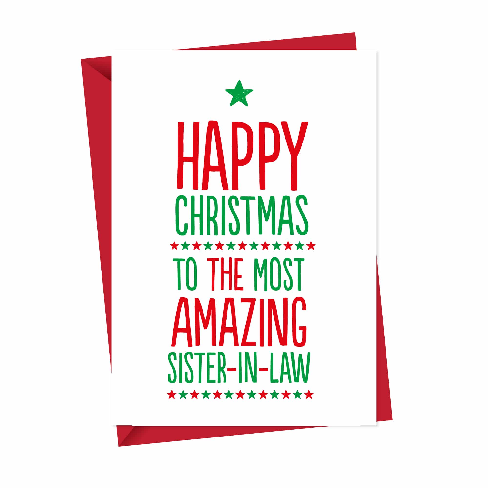 Amazing Sister in law Xmas Card