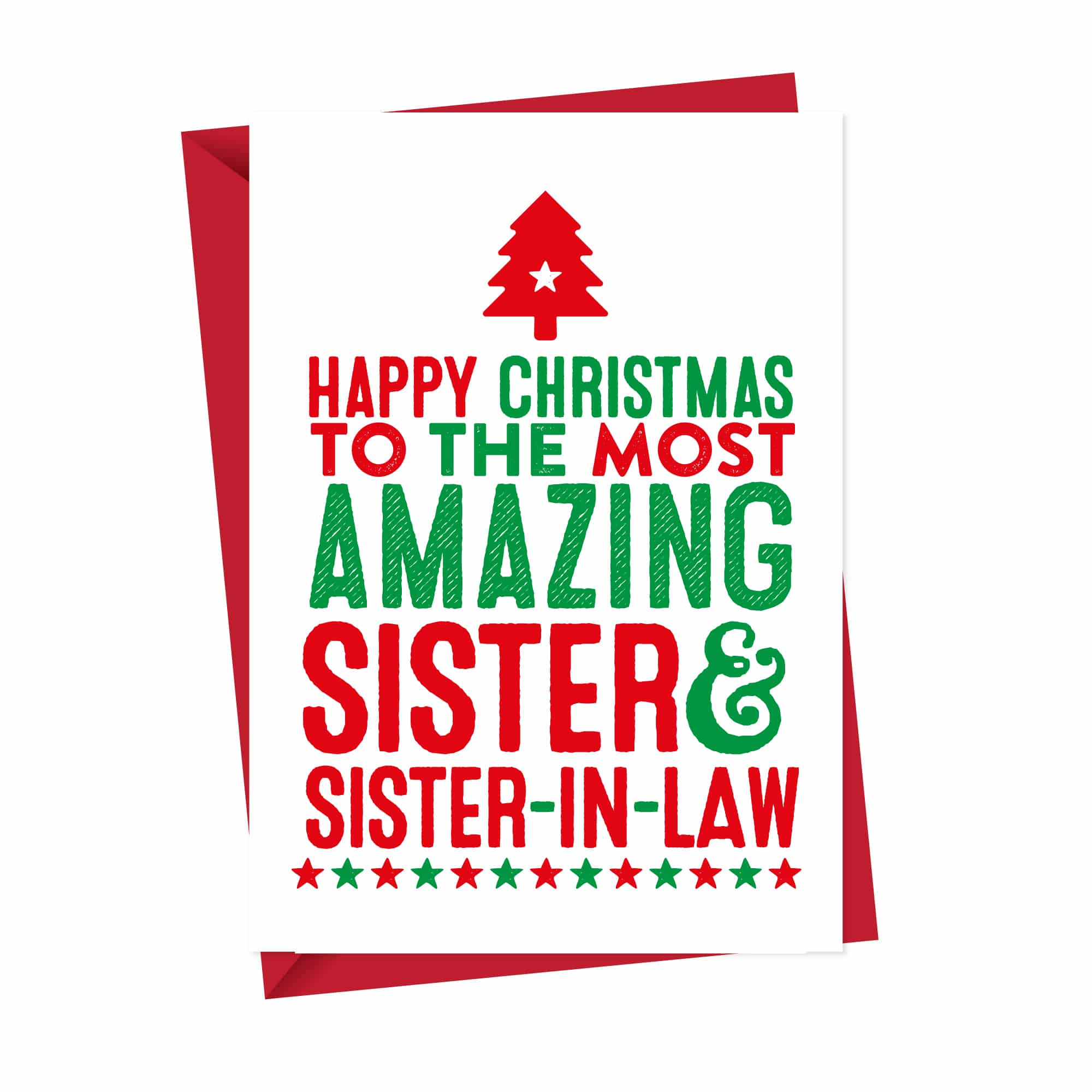 Amazing Sister and Sister in Law Christmas Card