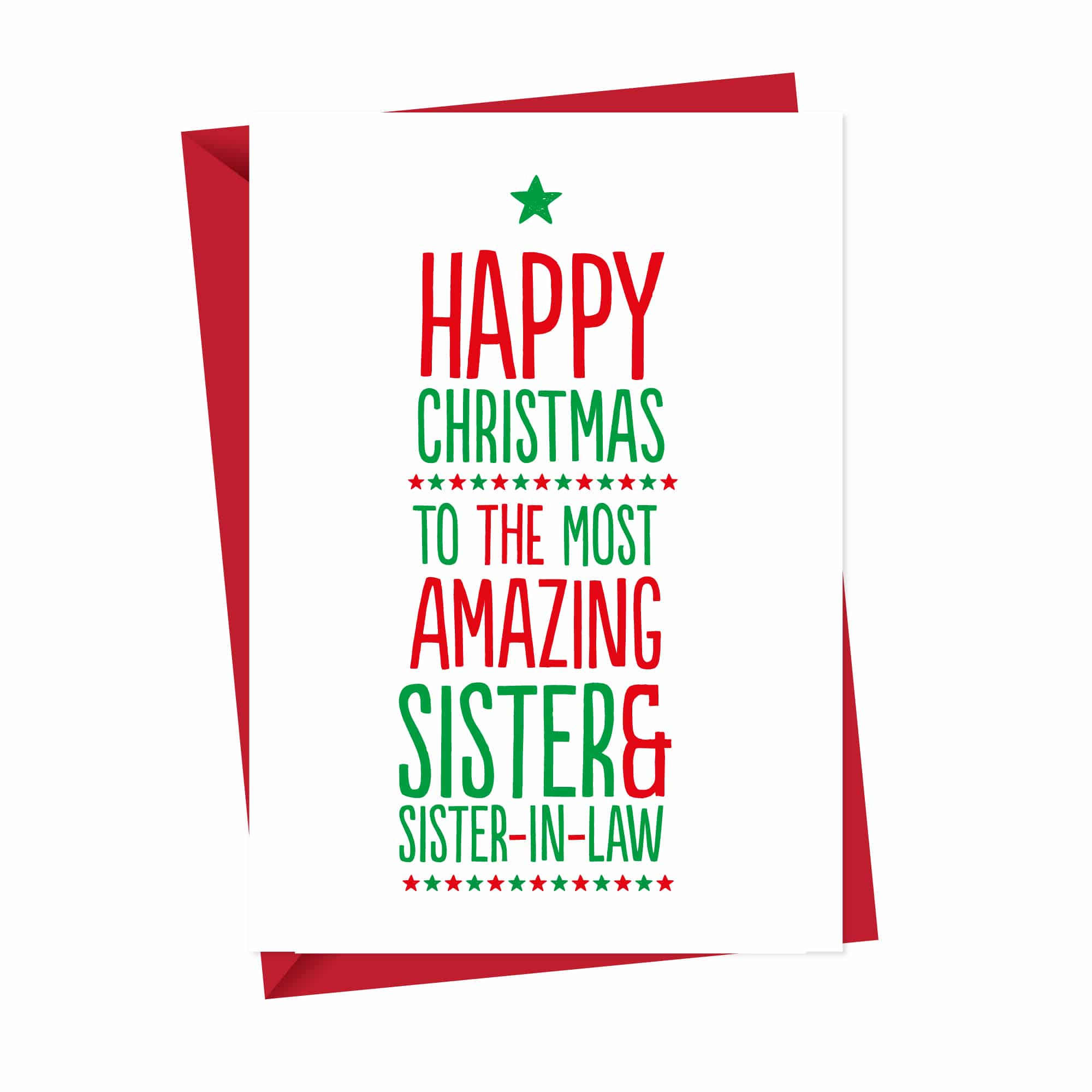 Amazing Sister and Sister in law Xmas Card