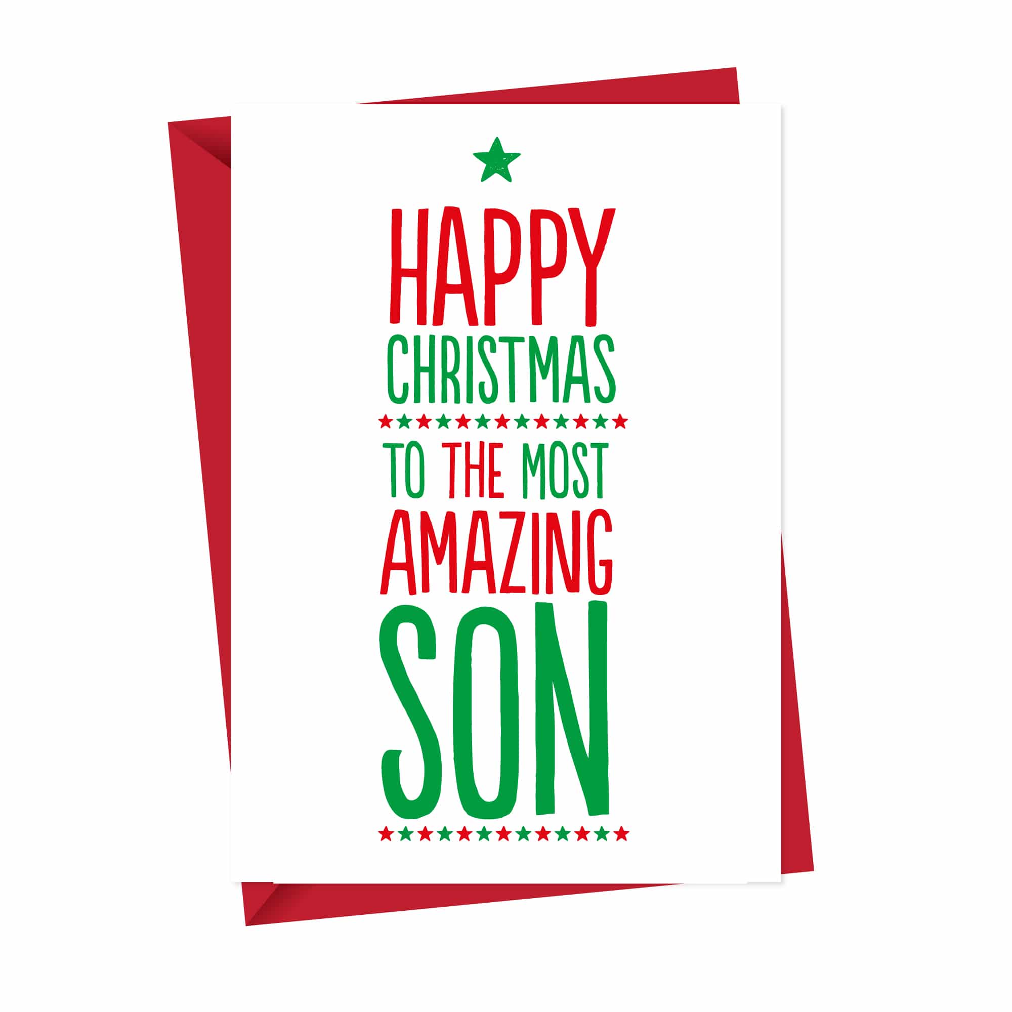 Amazing Son Xmas Card