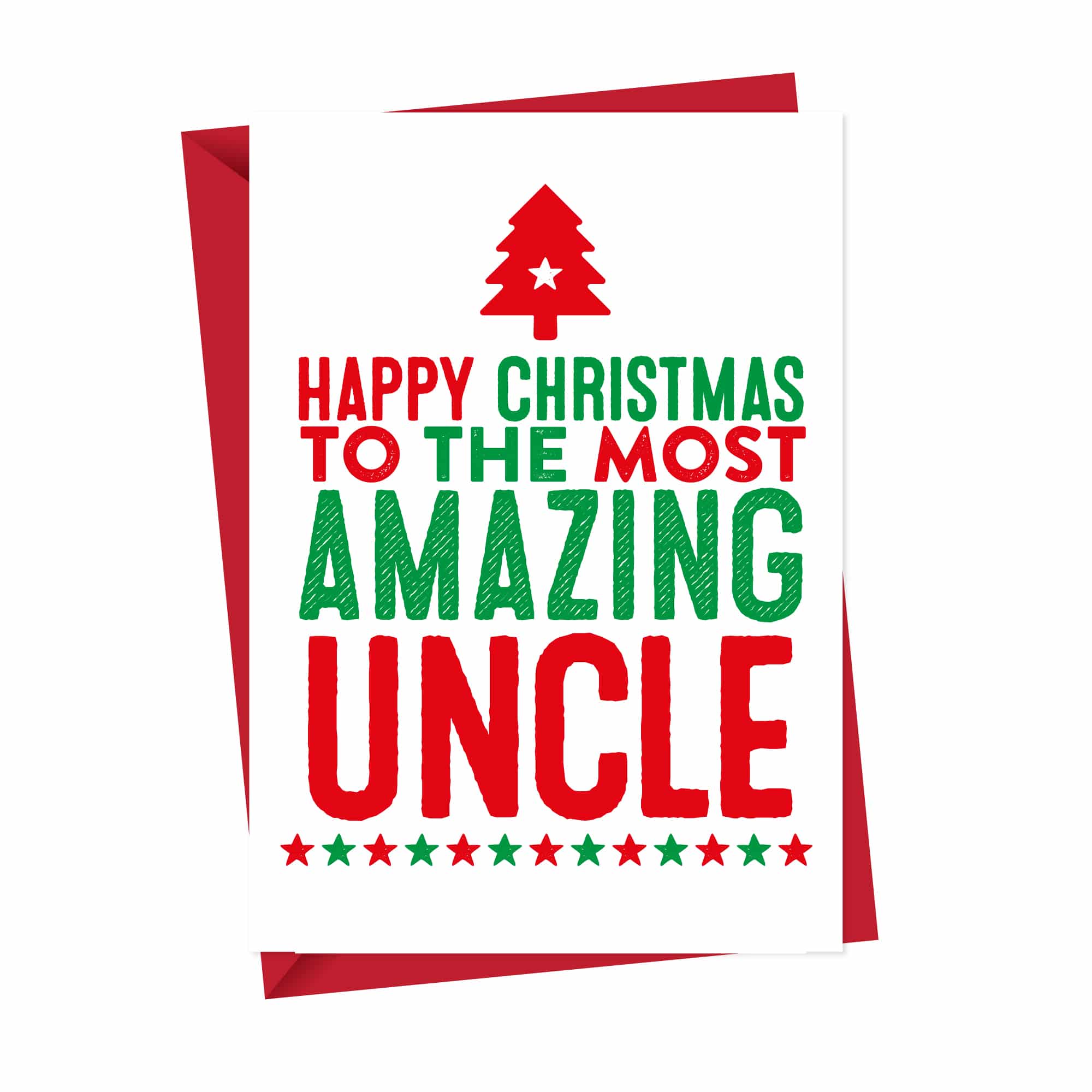 Amazing Uncle Christmas Card