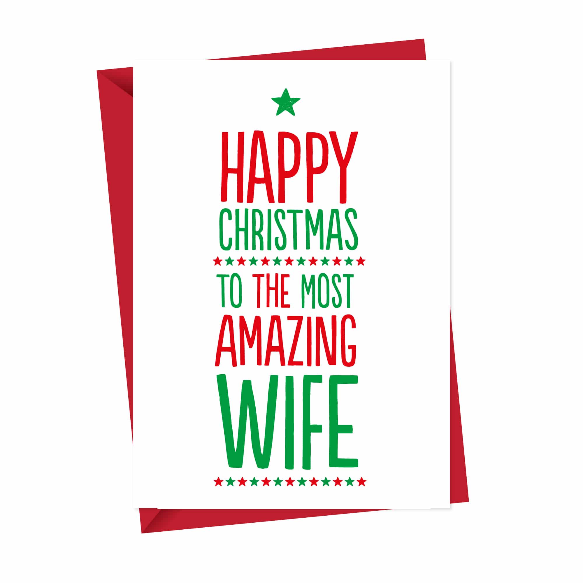 Amazing Wife Xmas Card