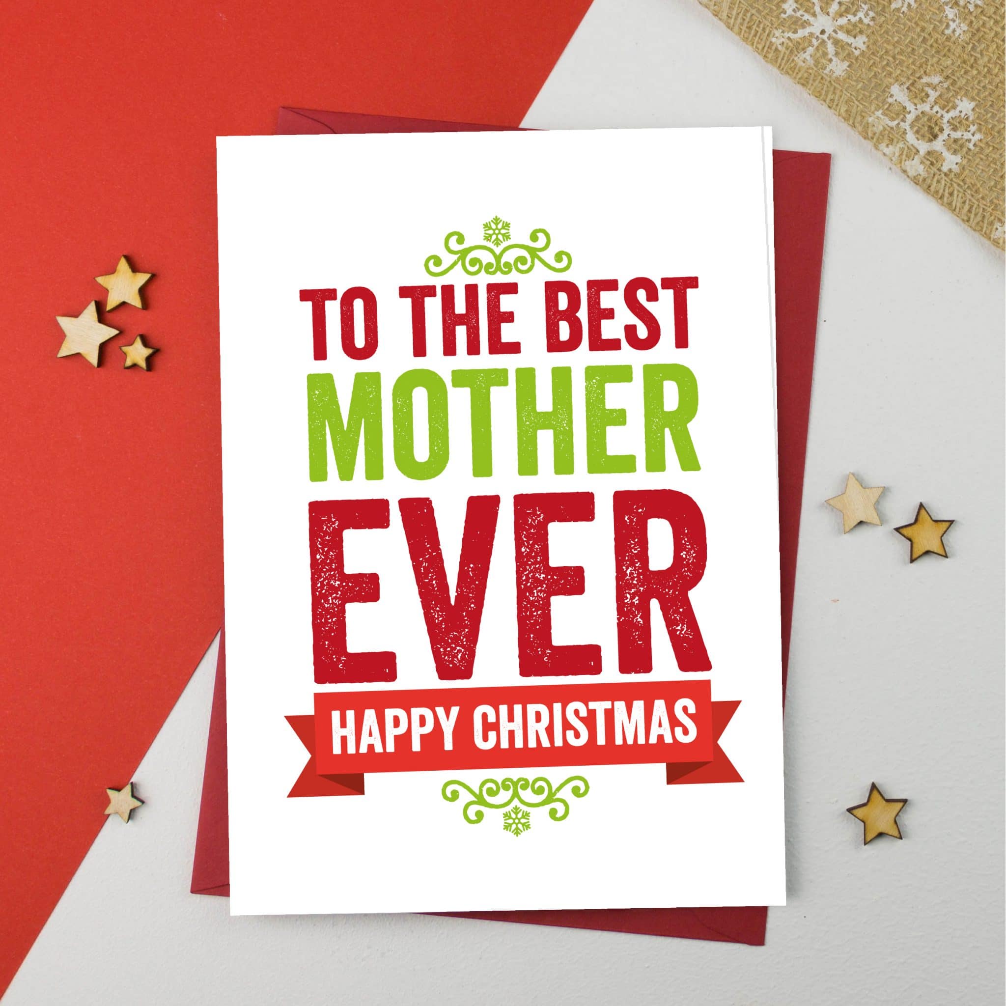 Best mum christmas card Clearance