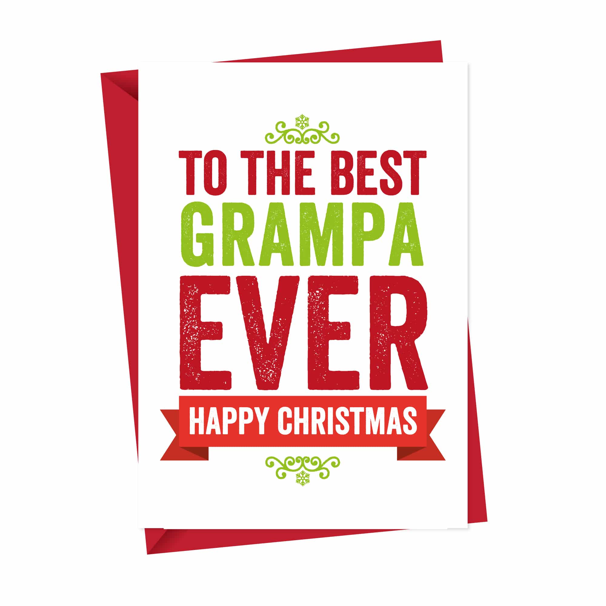 Christmas card for Grampa