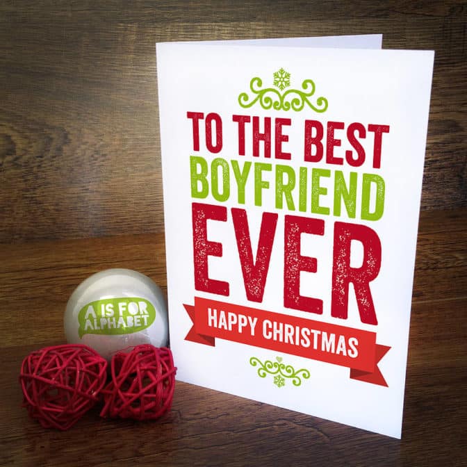 Christmas card for Boyfriend