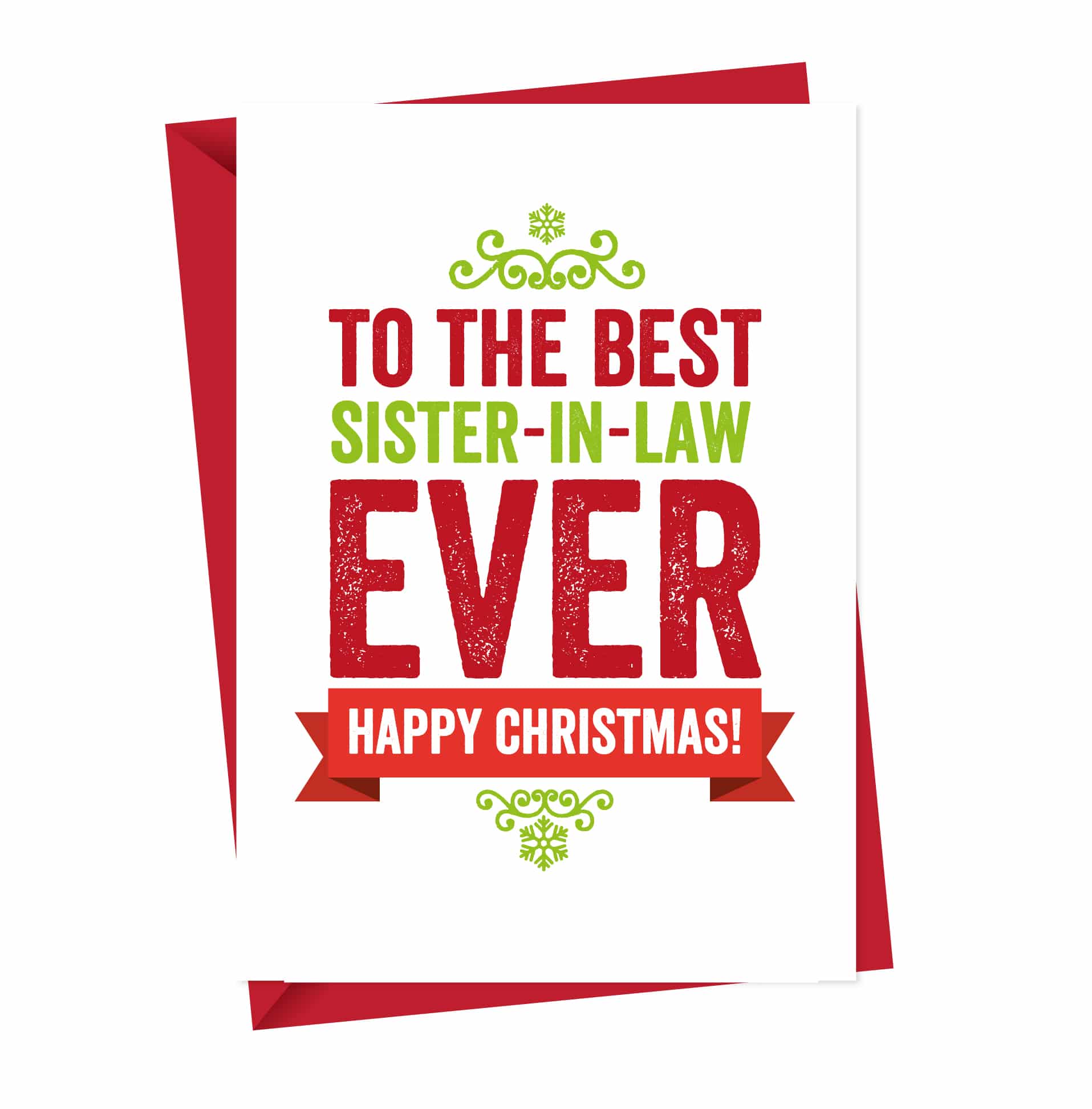 Christmas card for Sister in Law