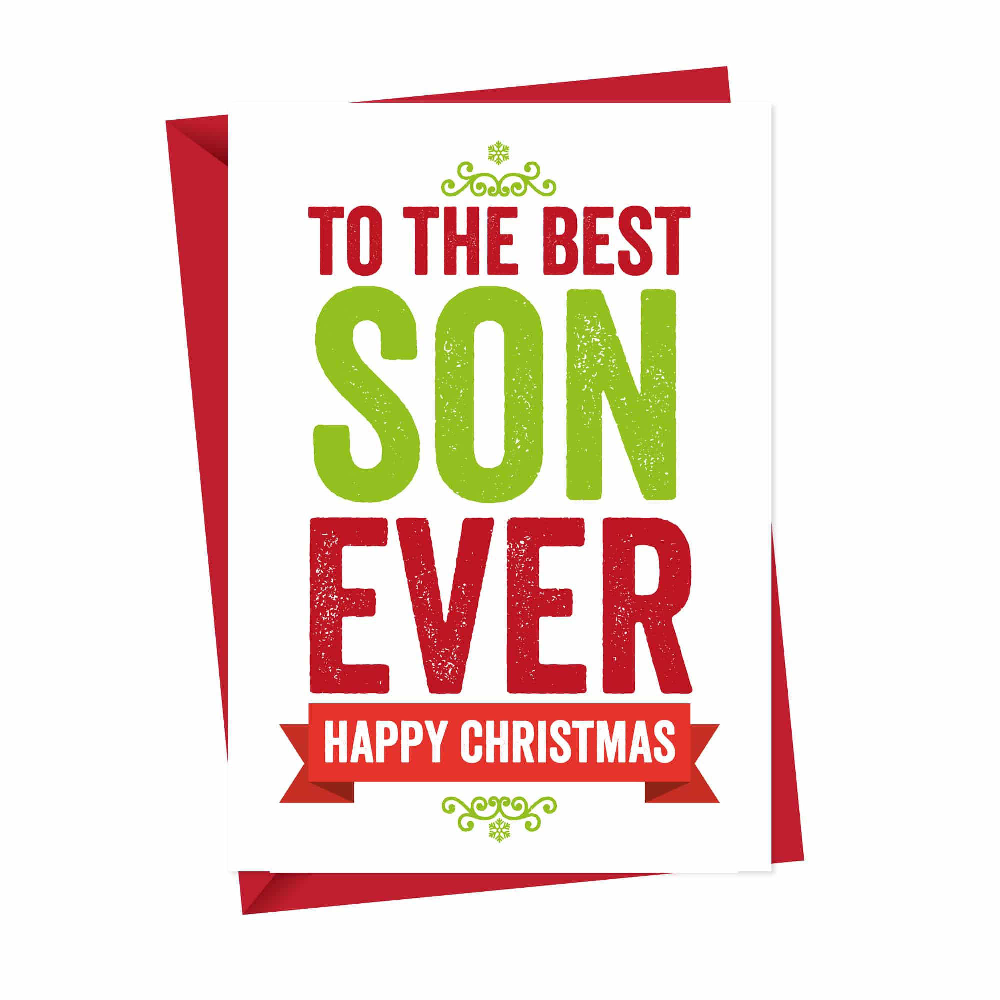 Christmas card for Son