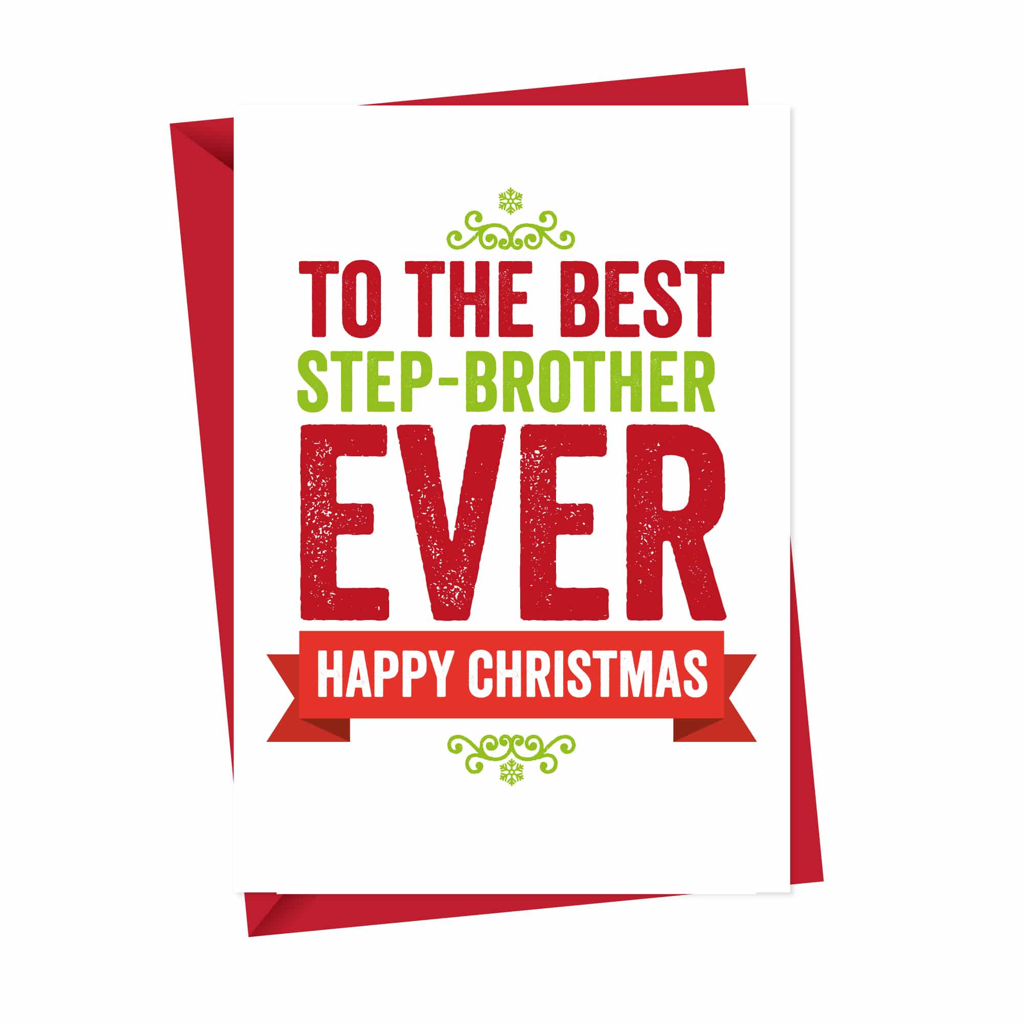 Christmas card for Step Brother